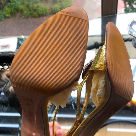 Tom Ford Gucci Purple Serpent head Python Heels - Picture 8 of 15